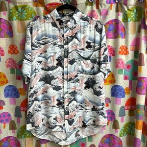 Woof Republic Slim Fit Men's Button Down Shirt. Small?